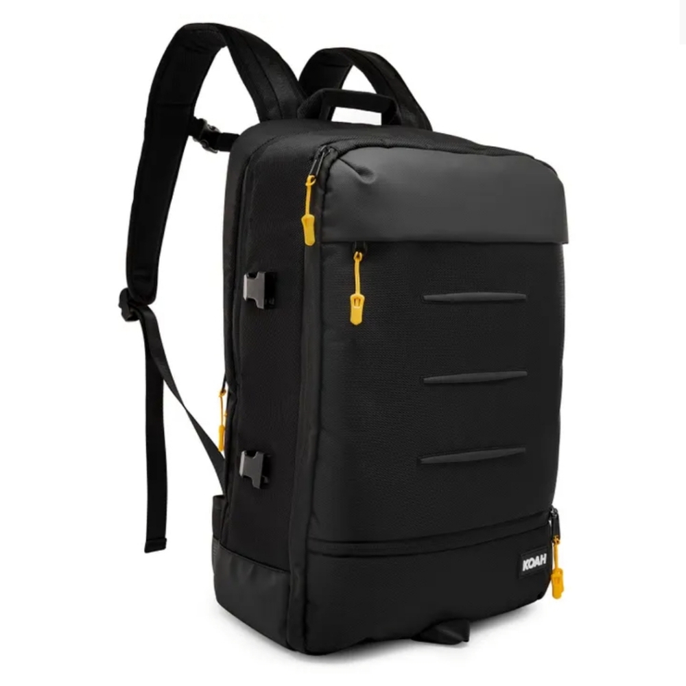 KOAH Black & Yellow DSLR Mirrorless Camera Backpack